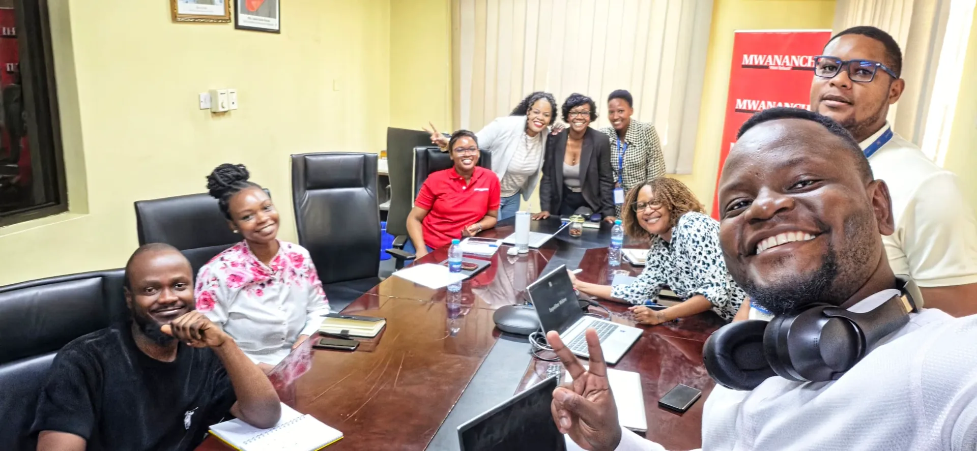 Mwananchi Communications boardroom team