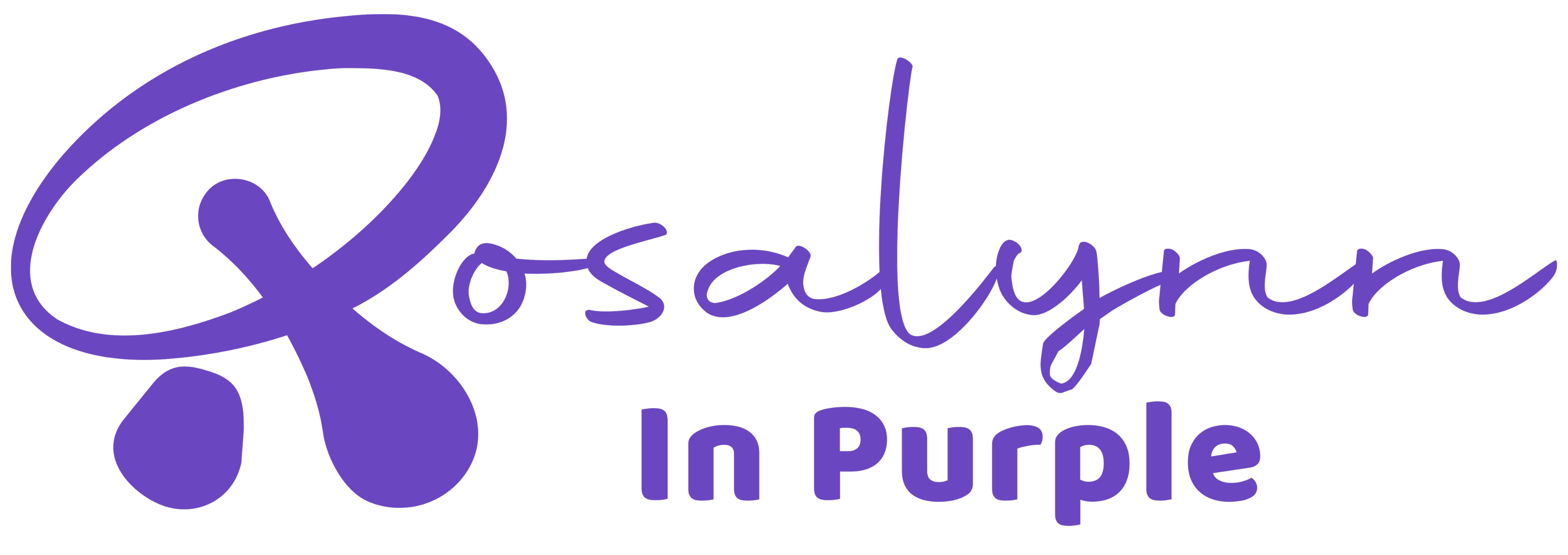 Rosalynn In Purple Logo